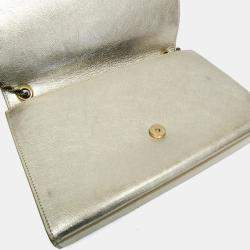 Pre Owned Saint Laurent Kate Leather Shoulder Bag