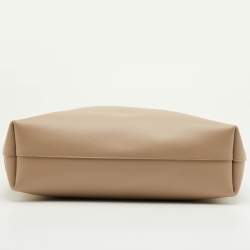 Pre Owned حقيبة يد تسوق سان لوران جلد بيج