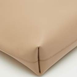 Pre Owned حقيبة يد تسوق سان لوران جلد بيج