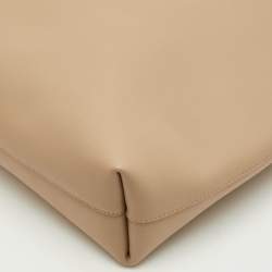 Pre Owned حقيبة يد تسوق سان لوران جلد بيج