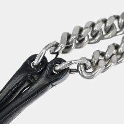 Pre Owned Saint Laurent Black Sequins Sulpice Shoulder Bag