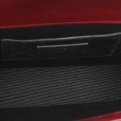 مملوكة مسبقًا Saint Laurent Cassandre Medium Burgundy Matelassé Leather Flap Bag