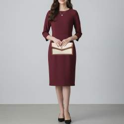 مملوكة مسبقًا حقيبة صغيرة سان لوران أب تاون قماش بني/طبيعي