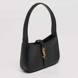مملوكة مسبقًا حقيبة كتف سان لوران باريس لو 5 À 7 صغيرة جلد أسود