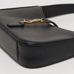 مملوكة مسبقًا حقيبة كتف سان لوران باريس لو 5 À 7 صغيرة جلد أسود