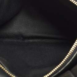 مملوكة مسبقًا محفظة سان لوران جايمي جلد مبطن أسود بسلسلة