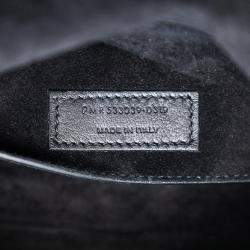 Pre Owned حقيبة كتف نيكي جلد بقر معدني ذهبي سان لوران باريس