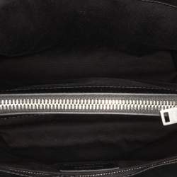 Pre Owned Saint Laurent Paris Black Medium Matelasse Leather LouLou Shoulder Bag