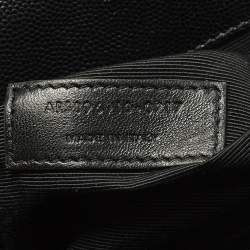 Pre Owned حقيبة كتف سان لوران جلد أزرق كبير ماتيلس مظروف مونوغرام