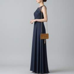 Pre Owned Saint Laurent Paris Kate Small Khaki Suede Shoulder Bag