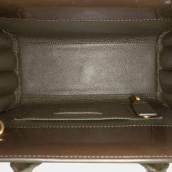 مملوكة مسبقًا Saint Laurent Paris Green Nano Patent Sac de Jour Satchel