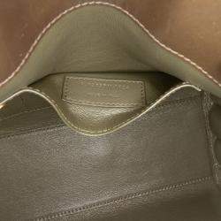 مملوكة مسبقًا Saint Laurent Paris Green Nano Patent Sac de Jour Satchel