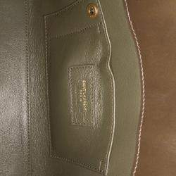 مملوكة مسبقًا Saint Laurent Paris Green Nano Patent Sac de Jour Satchel