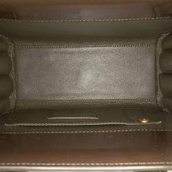 مملوكة مسبقًا Saint Laurent Paris Green Nano Patent Sac de Jour Satchel