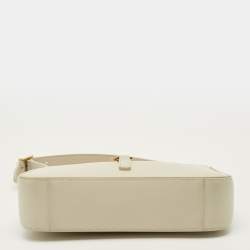 مملوكة مسبقًا حقيبة كتف سان لوران لو 5 أ 7 جلد عاجي