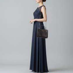 Pre Owned حقيبة يد توتس سان لوران كلاسيك ساك دو جور نانو جلد أسود