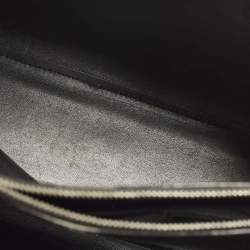 Pre Owned Saint Laurent Classic Sac De Jour Baby Black Croc Embossed Leather Tote