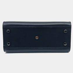 Pre Owned Saint Laurent Paris Black Leather  Sac de Jour Baby (421863)