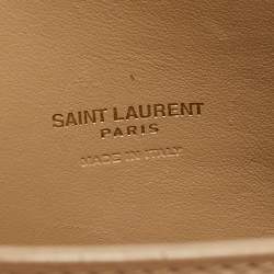 Pre Owned Saint Laurent Classic Sac De Jour Baby Beige Leather Tote