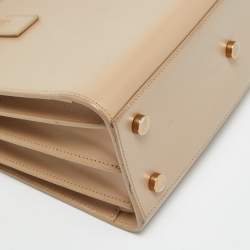 Pre Owned Saint Laurent Classic Sac De Jour Baby Beige Leather Tote