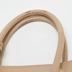 Pre Owned Saint Laurent Classic Sac De Jour Baby Beige Leather Tote