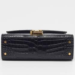 Pre Owned حقيبة سان لوران يد علوية كاسندرا ميني جلد أوف وايت