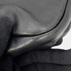 Pre Owned Saint Laurent Paris Jamie 4.3 Chain Shoulder Bag Black Lambskin Size Small