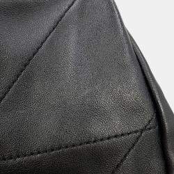 Pre Owned Saint Laurent Paris Jamie 4.3 Chain Shoulder Bag Black Lambskin Size Small