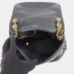 Pre Owned Saint Laurent Paris Jamie 4.3 Chain Shoulder Bag Black Lambskin Size Small