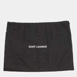 Pre Owned Saint Laurent Paris Jamie 4.3 Chain Shoulder Bag Black Lambskin Size Small