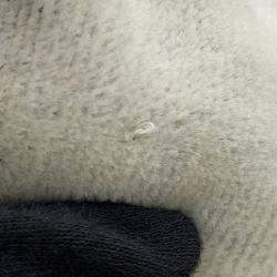 Pre Owned Saint Laurent Paris Rive Gauche Towel Tote Bag White/Black Cotton