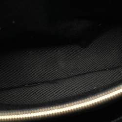 Pre Owned حقيبة يد سان لوران بوكساندرا جلد شيفرون مونوغرامي سوداء بسلسلة