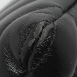 مملوكة مسبقًا Saint Laurent Cassandra Black Matelassé Leather Tablet Pouch 