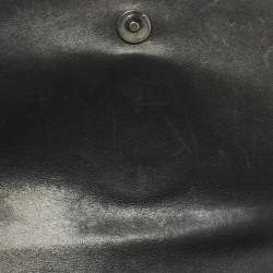 Pre Owned Saint Laurent Kim Tassel Black Leather Crossbody Bag