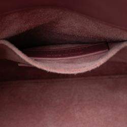 Pre Owned Saint Laurent Paris Pink Nano Leather Sac De Jour Satchel