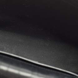 Pre Owned حقيبة كتف سان لوران كيت كبيرجلد نقش التمساح أسود