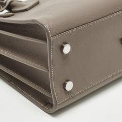 Pre Owned حقيبة سان لوران كلاسيك ساك دو جور يد جلد بيج داكن صغيرة