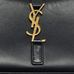 مملوكة مسبقًا Saint Laurent LE 5 À 7 Mini Black Leather Hobo