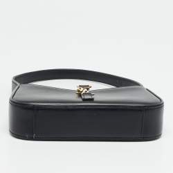 مملوكة مسبقًا Saint Laurent LE 5 À 7 Mini Black Leather Hobo