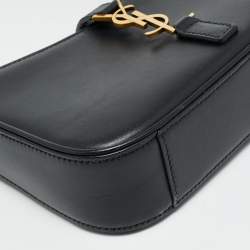 مملوكة مسبقًا Saint Laurent LE 5 À 7 Mini Black Leather Hobo