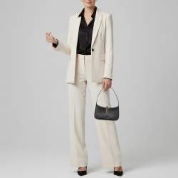 مملوكة مسبقًا Saint Laurent LE 5 À 7 Mini Black Leather Hobo