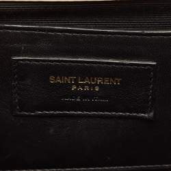 مملوكة مسبقًا Saint Laurent Kate Medium Beige Leather Shoulder Bag