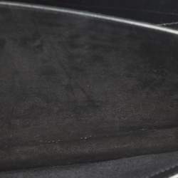 Pre Owned Saint Laurent Paris Sunset Medium Black Croc Embossed Leather Shoulder Bags