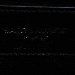 مملوكة مسبقًا Saint Laurent Paris Black Mini Grain De Poudre Studded Kate Shoulder Bag