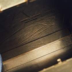 Pre Owned حقيبة كلتش سان لوران بلاك بلاك بليكسي جلاس توكسيدو