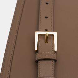 مملوكة مسبقًا Saint Laurent Paris Brown Medium Calfskin Solferino Satchel In Box