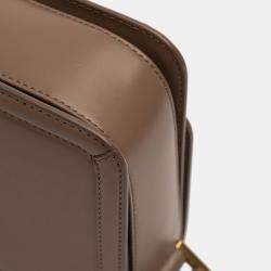 مملوكة مسبقًا Saint Laurent Paris Brown Medium Calfskin Solferino Satchel In Box