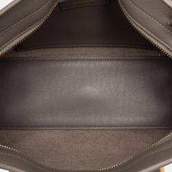 Pre Owned Saint Laurent Paris Baby Leather Monogram Downtown Cabas Satchel