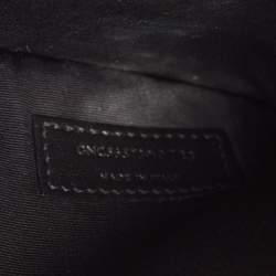 Pre Owned Saint Laurent Uptown Black Leather Pouch