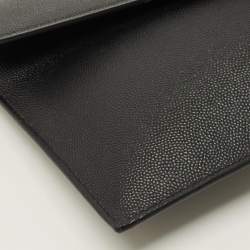 Pre Owned Saint Laurent Uptown Black Leather Pouch
